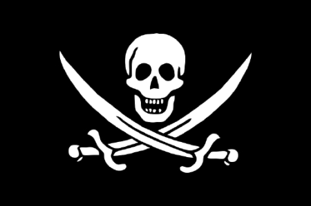 Flag of pirate Rack Rackham